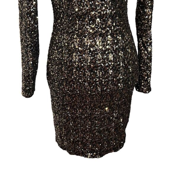 Dress the Population Lola Sequin Mini Dress Women’s Size Small Bodycon - Picture 5 of 12